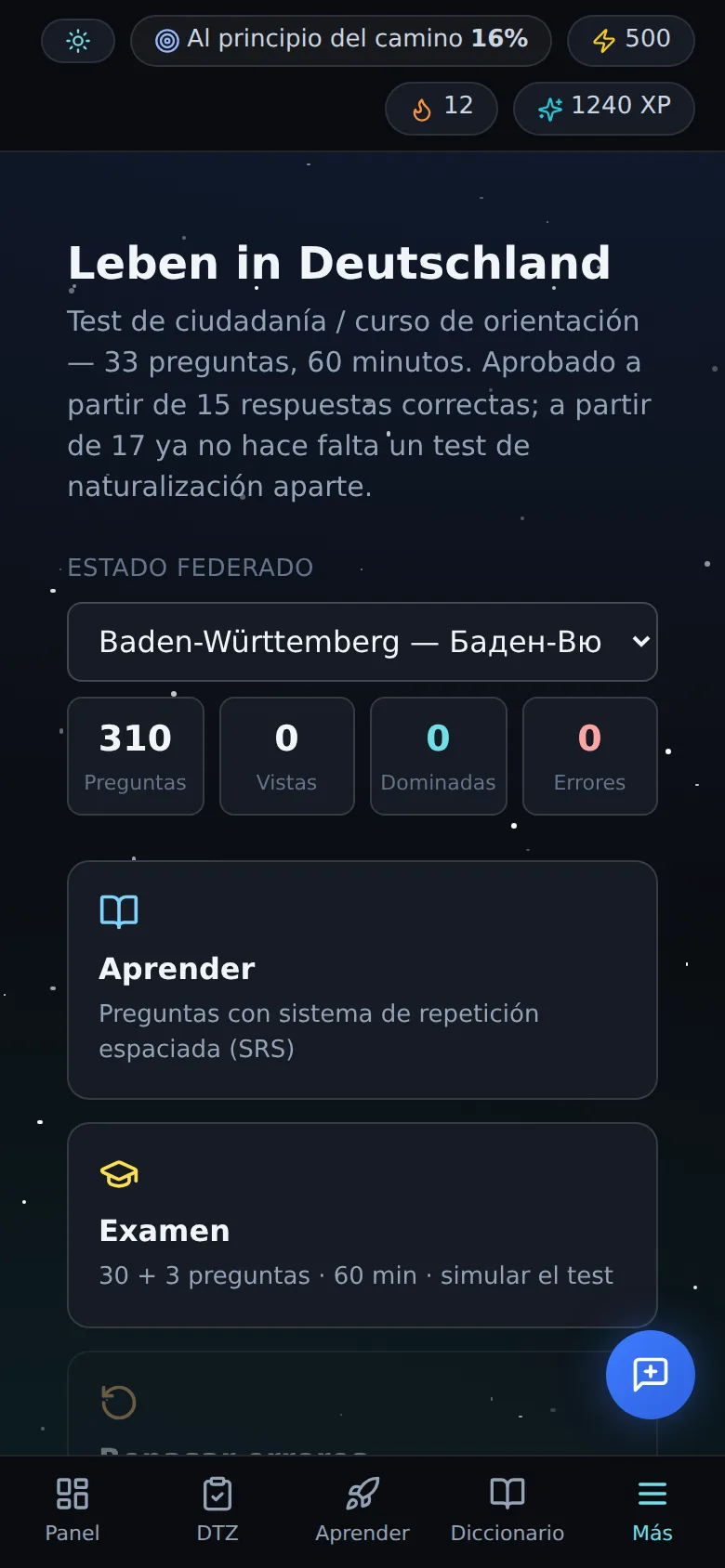 Examen de ciudadanía (Leben in Deutschland)