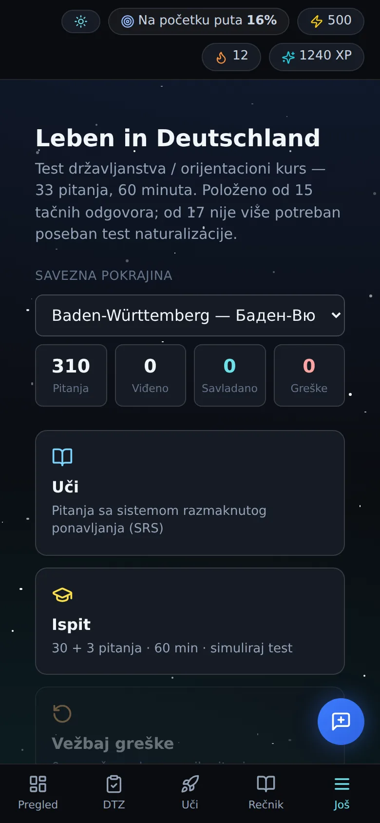Test za državljanstvo (Leben in Deutschland)